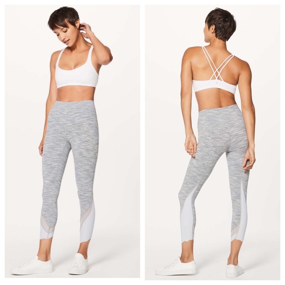 Lululemon | Wunder Under Crop II Scallop 23 | Gray | 4 - Picture 1 of 11